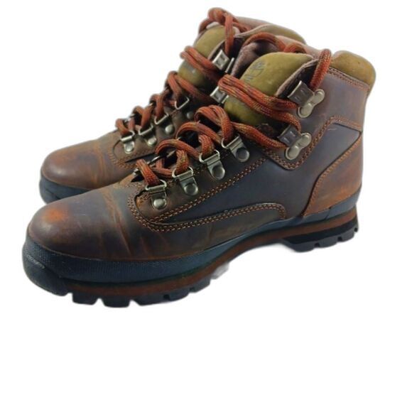 Timberland Men's 7.5 or Women's size 9 Mid Ankle Hiking Boot. Brown. Leather ups - Picture 1 of 12